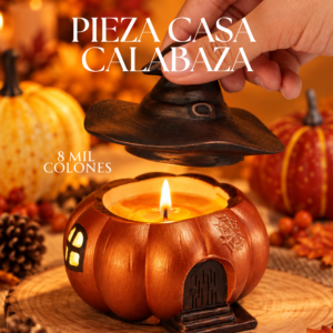 Halloween Vela Casa Calabaza